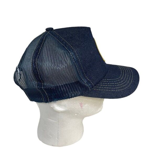 Vintage Blue William K. Busch Brewing Co Kraftig SnapBack Mesh Back Trcuker Hat - Picture 4 of 5